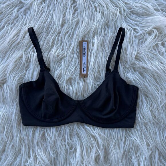 Skims Fits Everybody Unlined Demi Bra Onyx Size 32D - Picture 1 of 6